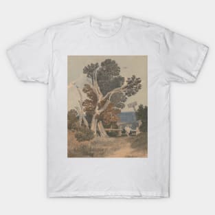 A Group of Trees by a Fence by John Sell Cotman T-Shirt